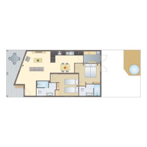 4-persoons bungalow - Luxury Boutique Retreat Pet 1 LRT 4L1