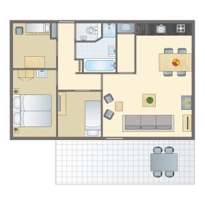 4-persoons kinderbungalow 4 RHL 4CK BG