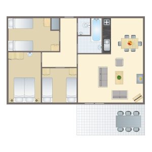 Vakantie in Nederland 8 TVD 18C Slaapbungalow BG